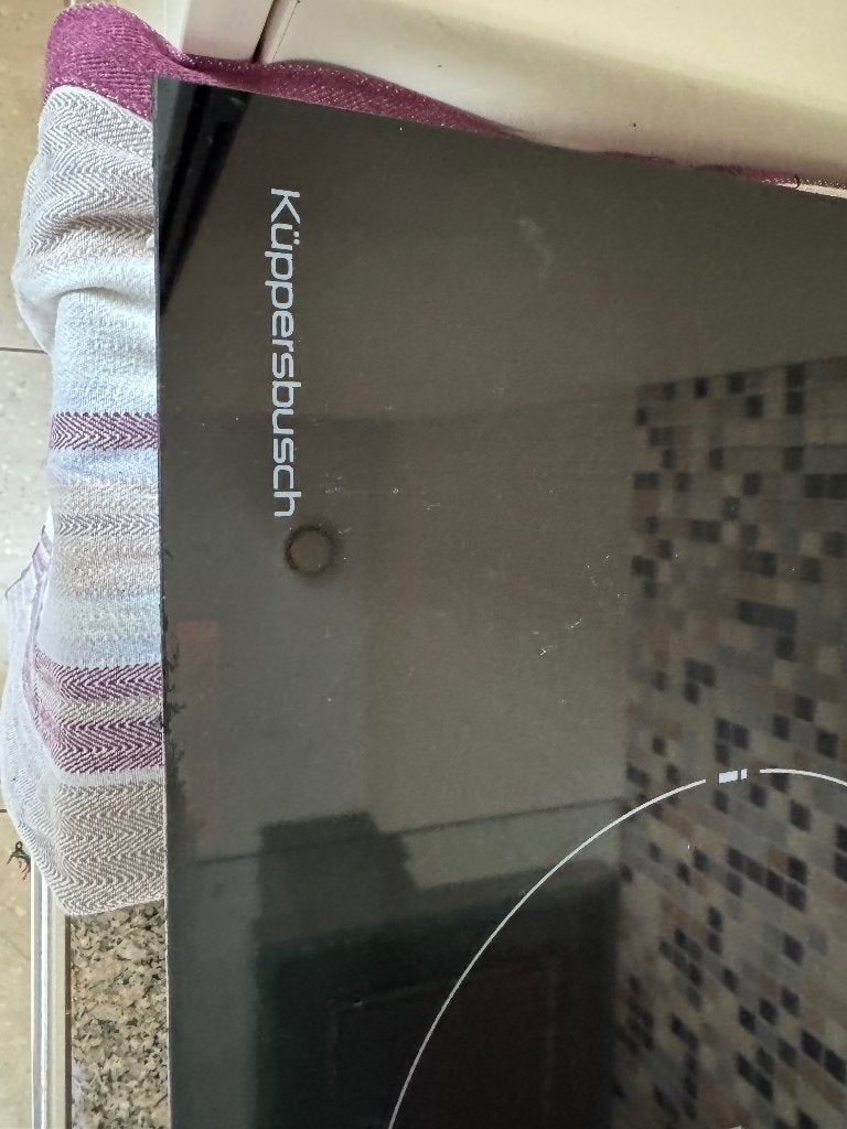 Kuppersbusch inductieplaat, Ophalen, Gebruikt, Zwart, 50 tot 100 cm