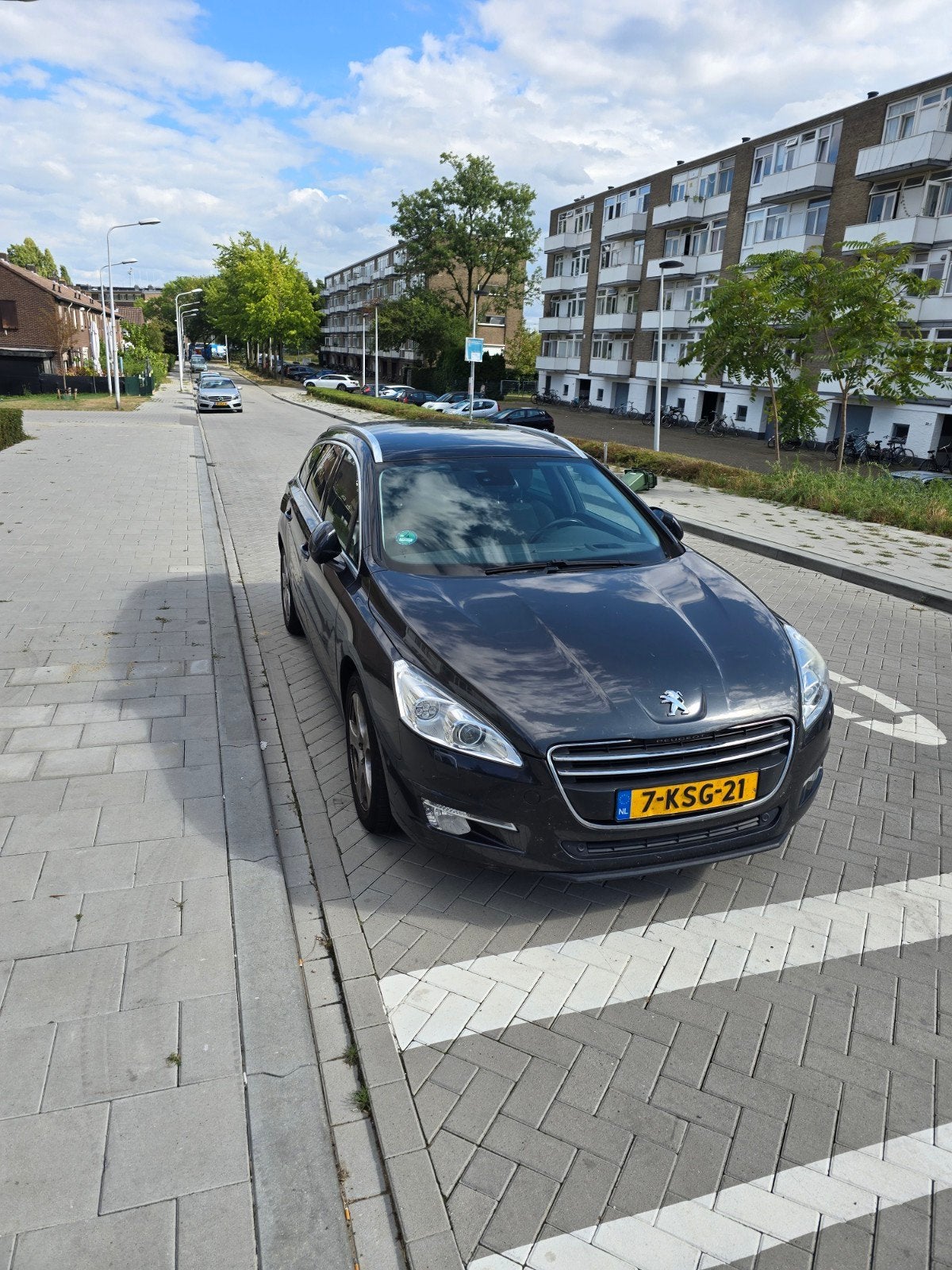 Peugeot 508 1.6 THP 155pk Aut. 2013 Grijs, Particulier, 1405 kg, 750 kg, 5 stoelen