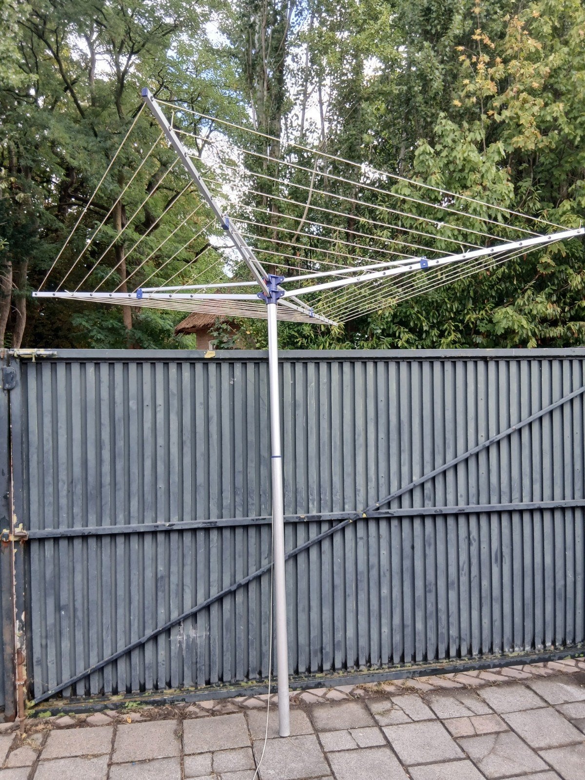 Grote droogmolen voor de tuin - Inklapbaar - MOET WEG!, Tuin en Terras, Droogmolens en Wasrekken, Ophalen, Gebruikt, Droogmolen