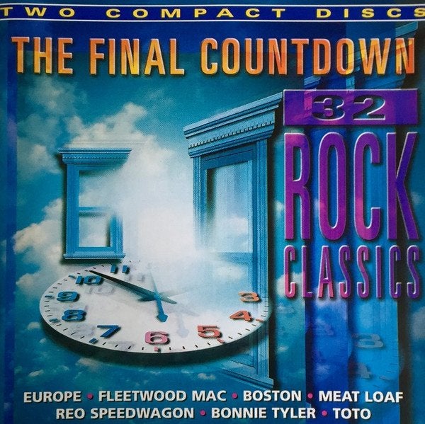 The Final Countdown: 32 Rock Classics (2 CD's), Ophalen of Verzenden, Zo goed als nieuw, Inclusief doosje, Classic Rock