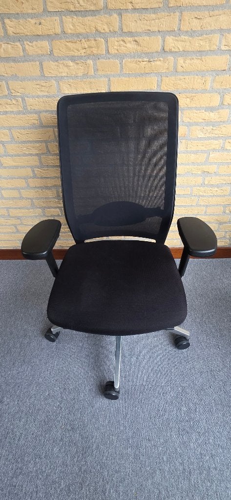 Zwarte Bureustoel, Ophalen, Gebruikt, Zwart, Bureaustoel