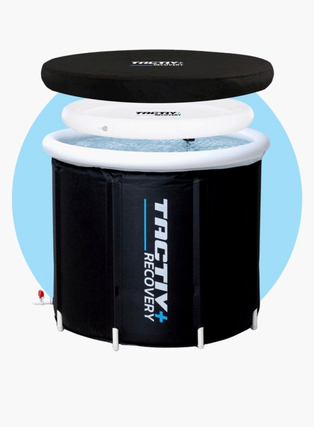 Ijsbad / ice bath 2000L - Tactiv Recovery, Ophalen, Zo goed als nieuw, Afdekzeil, Opblaasbaar