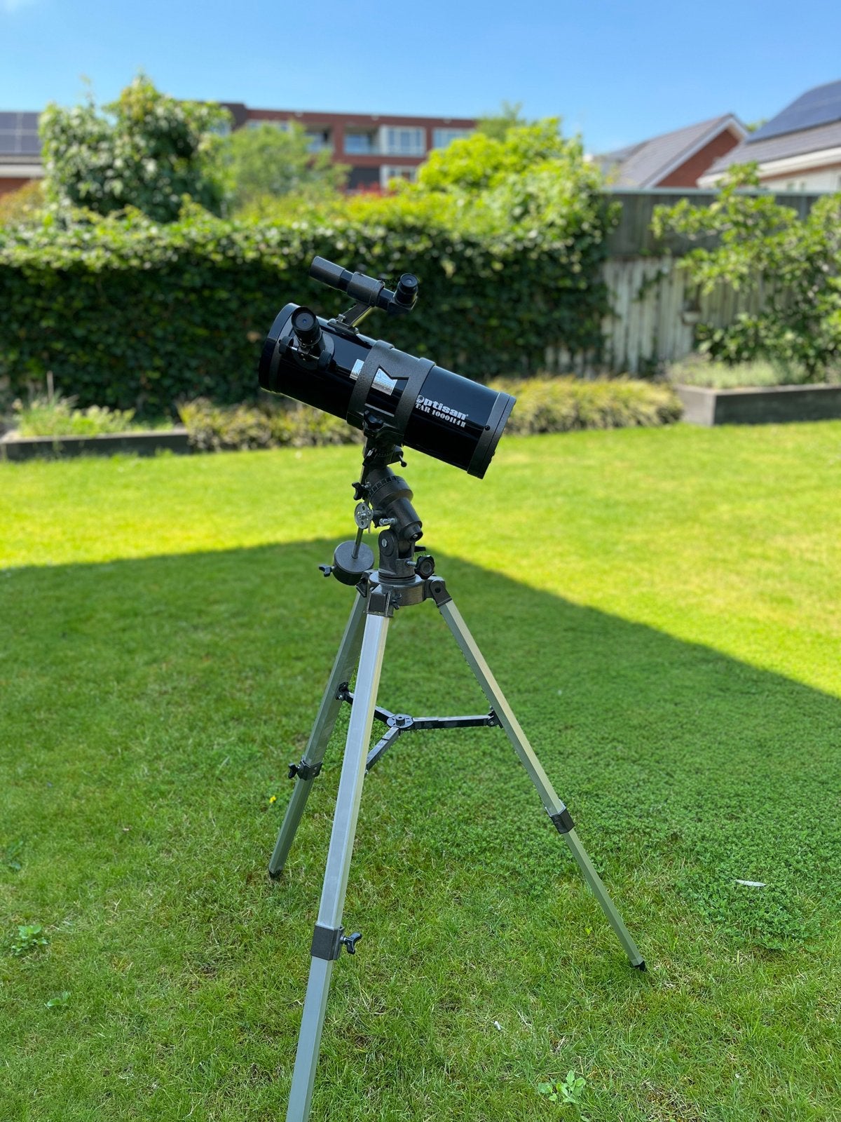 Optisan Star 1000H4B Spiegeltelescoop met Statief, Ophalen, 80 tot 200 mm, Met statief, Spiegeltelescoop (reflector)