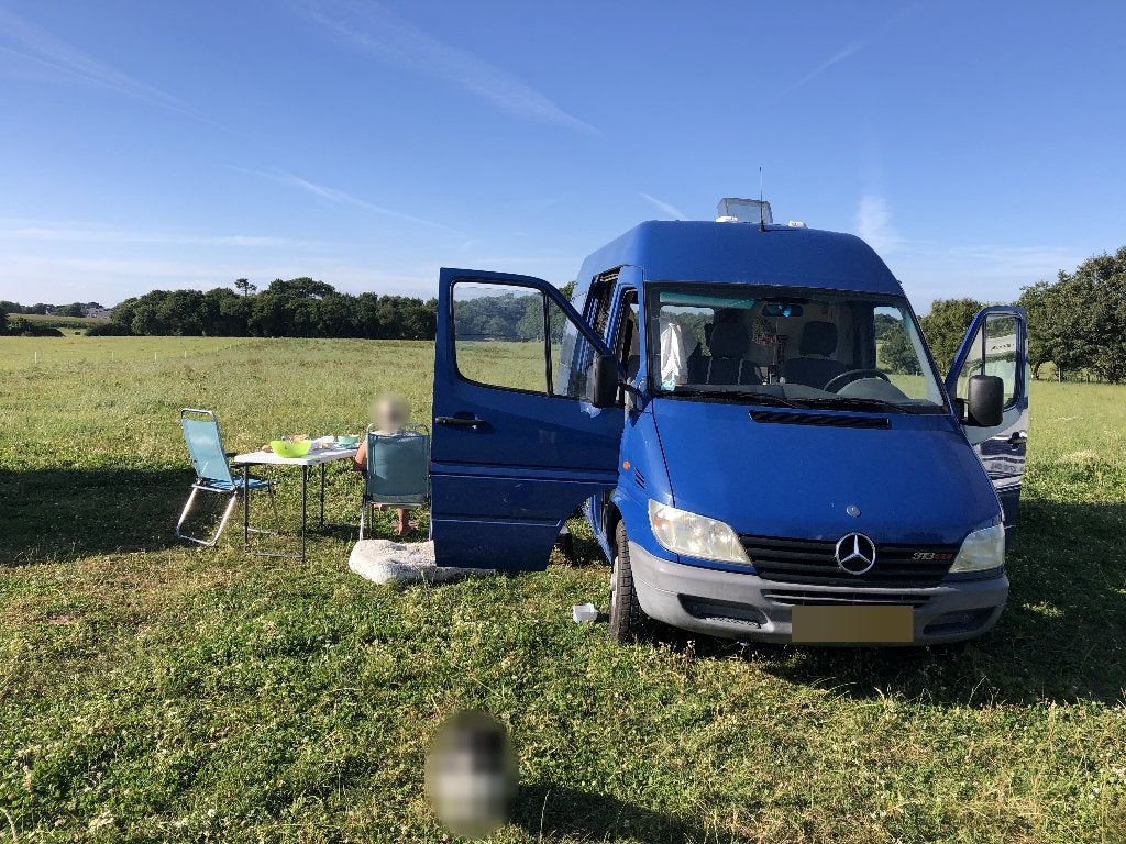 Mercedes Sprinter 313 CDI camper 2000, Chemisch toilet, Buscamper of Camperbus, Tot en met 2, Mercedes-Benz