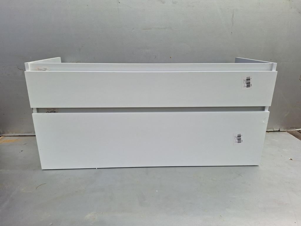 Badmeubel / ondermeubel  primabad hoogglans wit 120 cm, Ophalen, Nieuw, Wastafel