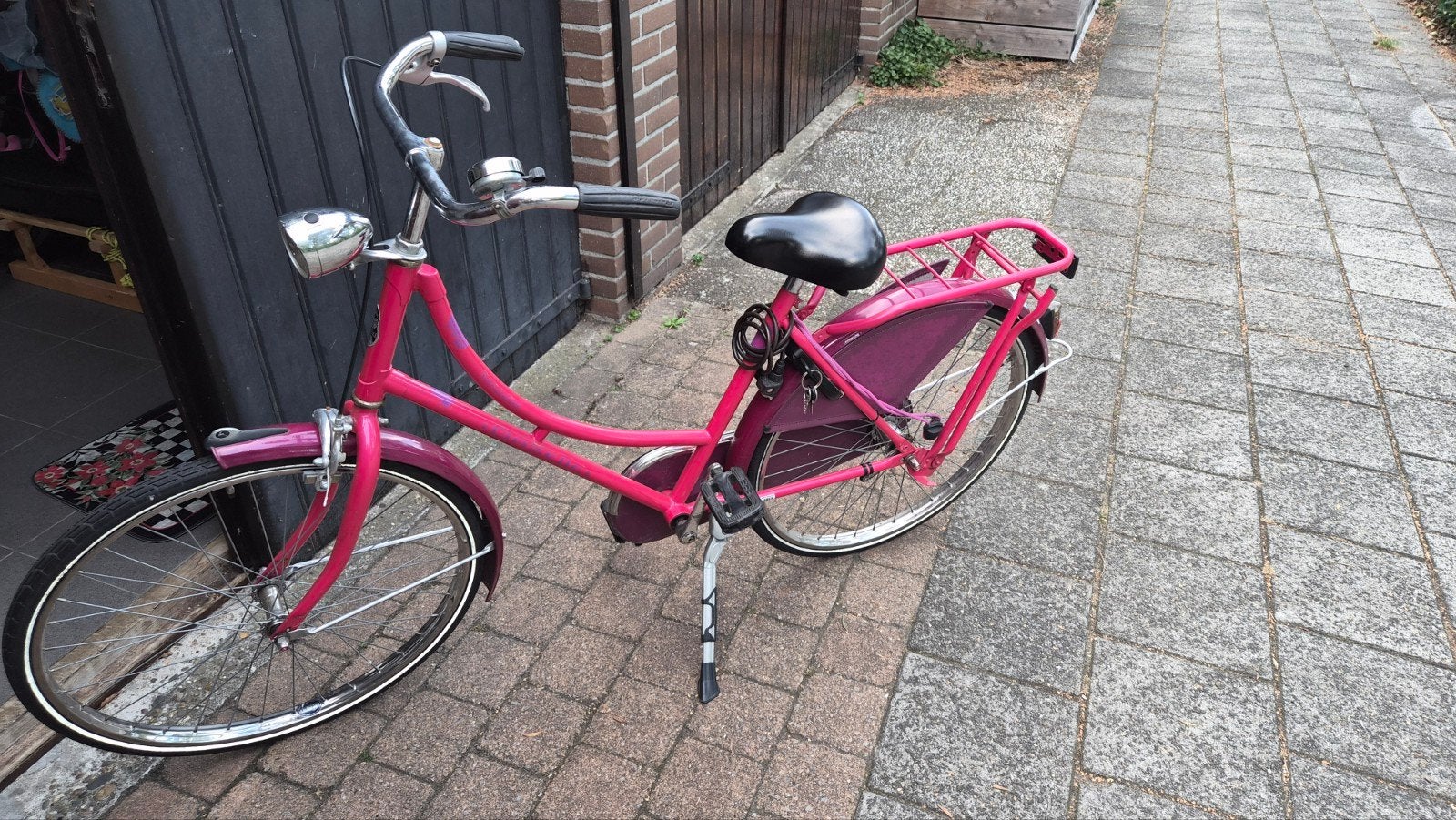 Gazelle Madelief kinderfiets - Roze, Ophalen, Terugtraprem, Gebruikt, Minder dan 47 cm