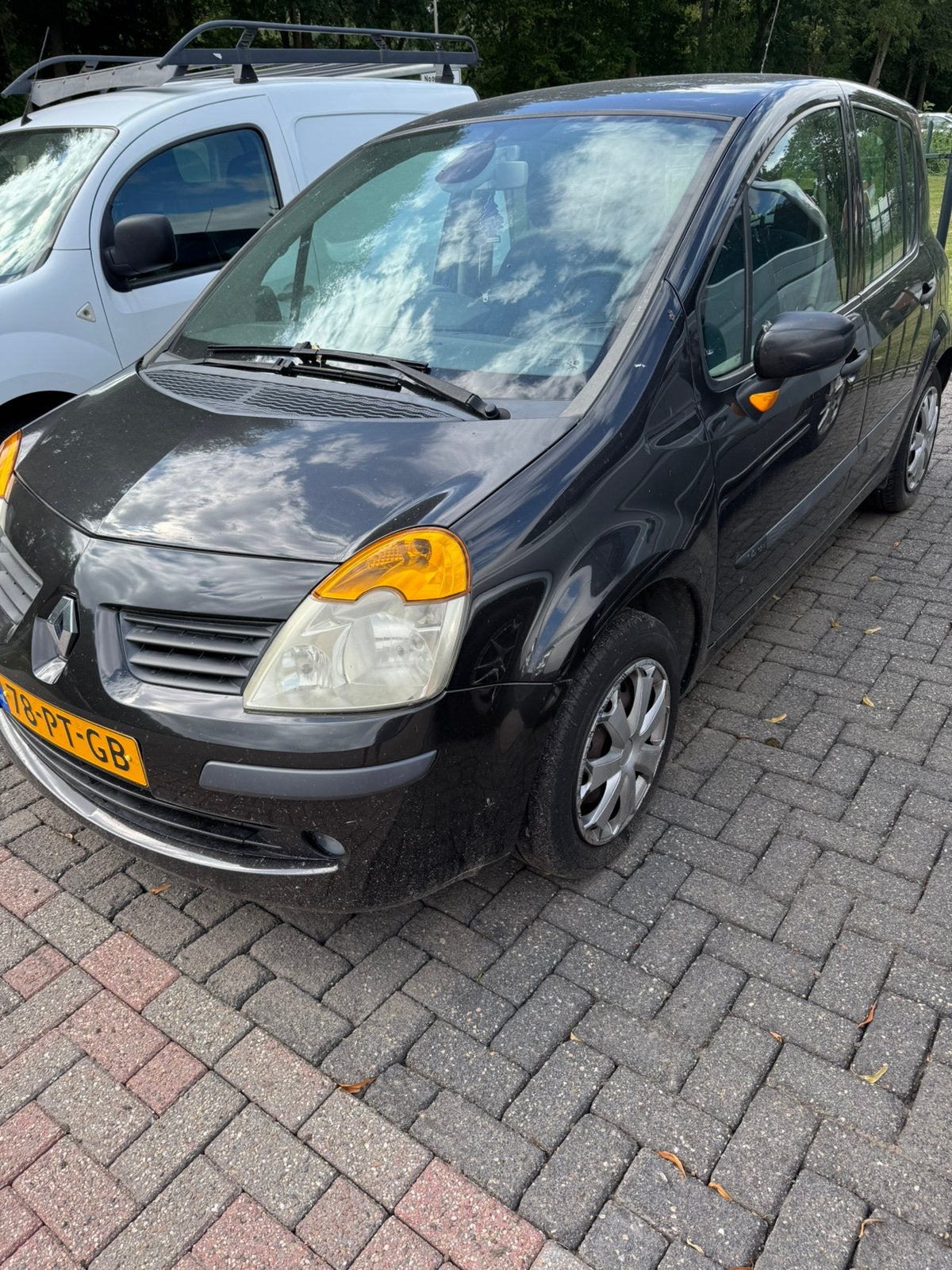 Renault Modus 1.4 16V 2004 Zwart Airco, Voorwielaandrijving, 15 km/l, 4 cilinders, Bedrijf