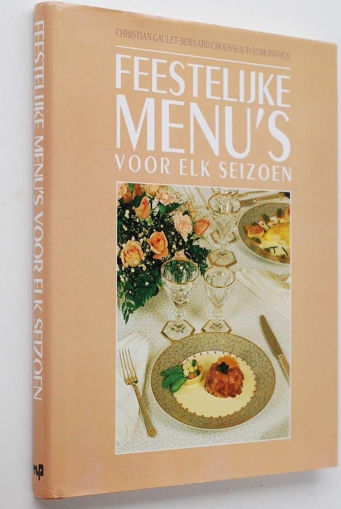 Feestelijke menu's voor elk seizoen - Kookboek jaren 80, Boeken, Kookboeken, Verzenden, Zo goed als nieuw, Frankrijk