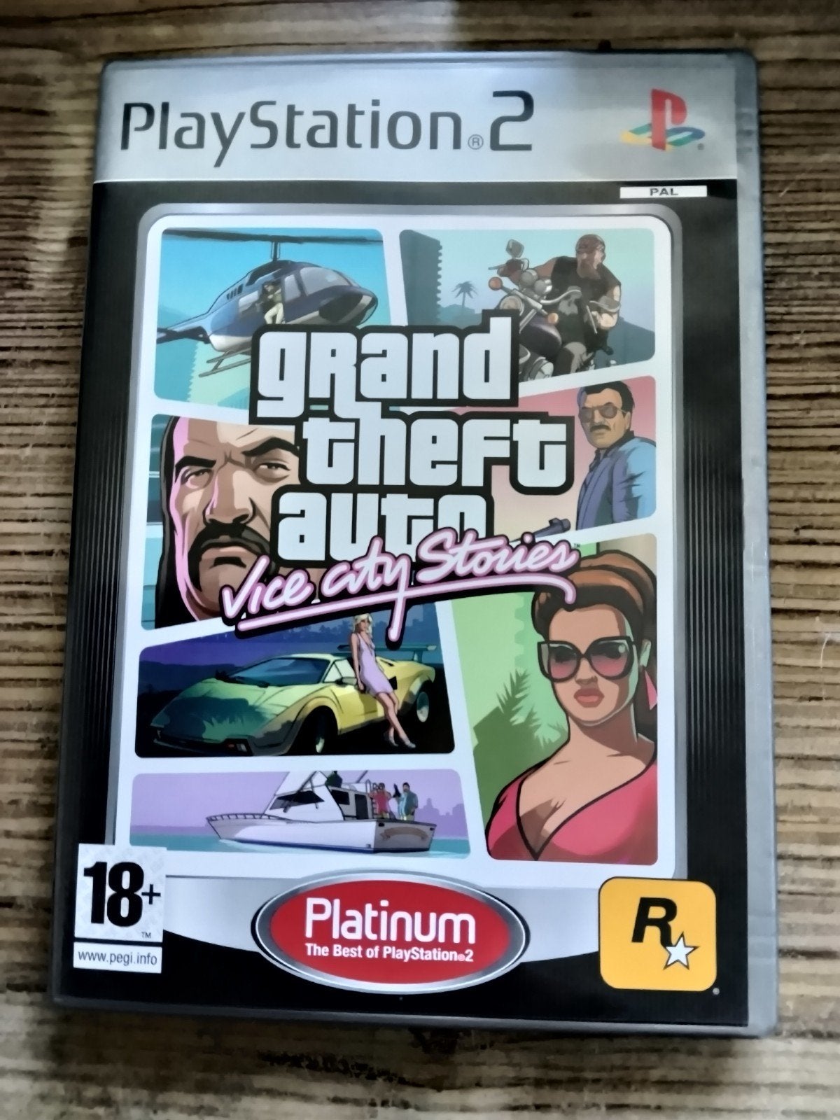Grand Theft Auto Vice City Stories PS2 Platinum, Spelcomputers en Games, Games | Sony PlayStation 2, Zo goed als nieuw, Avontuur en Actie
