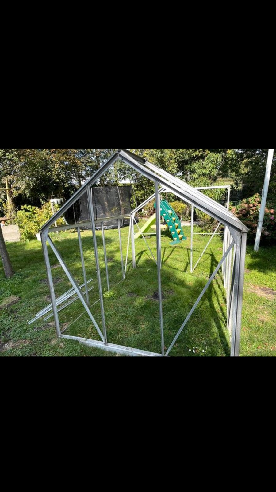Hobbykas, Tuin en Terras, Kassen, Gebruikt, Kweekkas, Aluminium, Glas, Ophalen