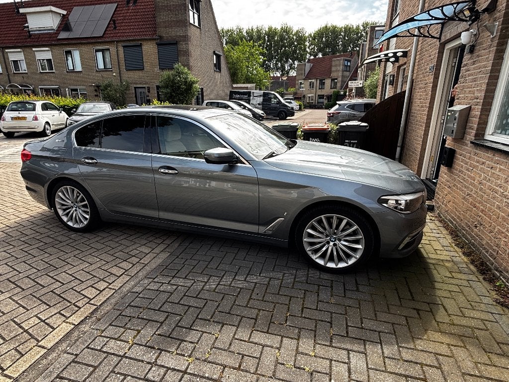 BMW 5-Serie 530e 252pk Aut. 2017 Grijs, Auto's, BMW, 1998 cc, Achterwielaandrijving, 4 cilinders, Sedan