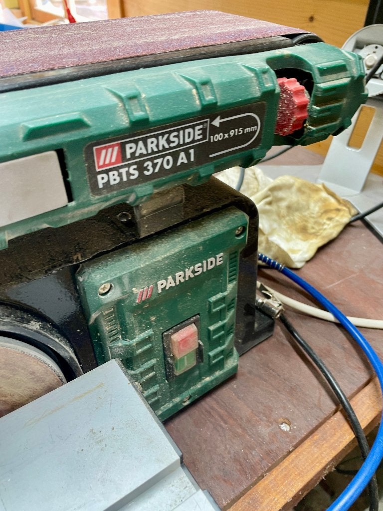 bandschuurmachine, Ophalen, Zo goed als nieuw, Minder dan 600 watt, Bandschuurmachine