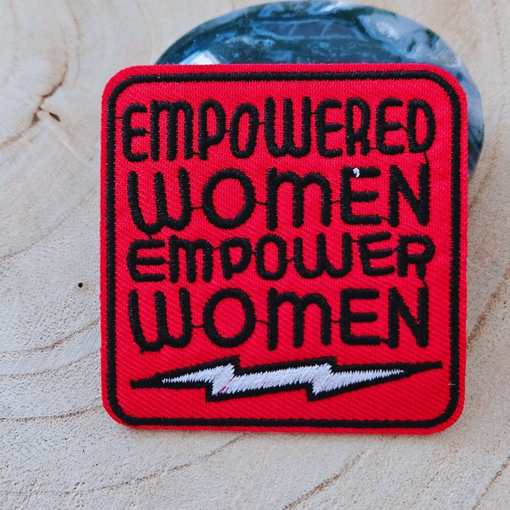 Strijk embleem applicatie Patch Empowered woman, Hobby en Vrije tijd, Kledingapplicaties en Hotfix, D, Nieuw, Ophalen of Verzenden