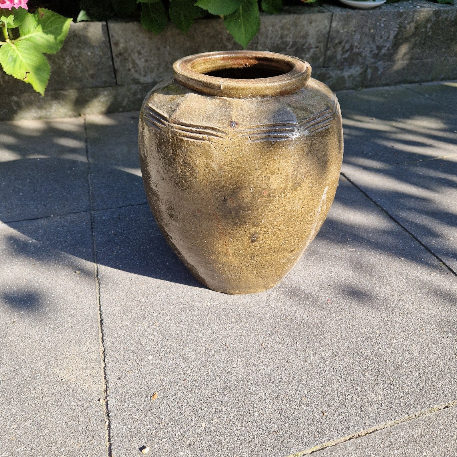 Antieke aardewerken pot/vaas, Ophalen of Verzenden
