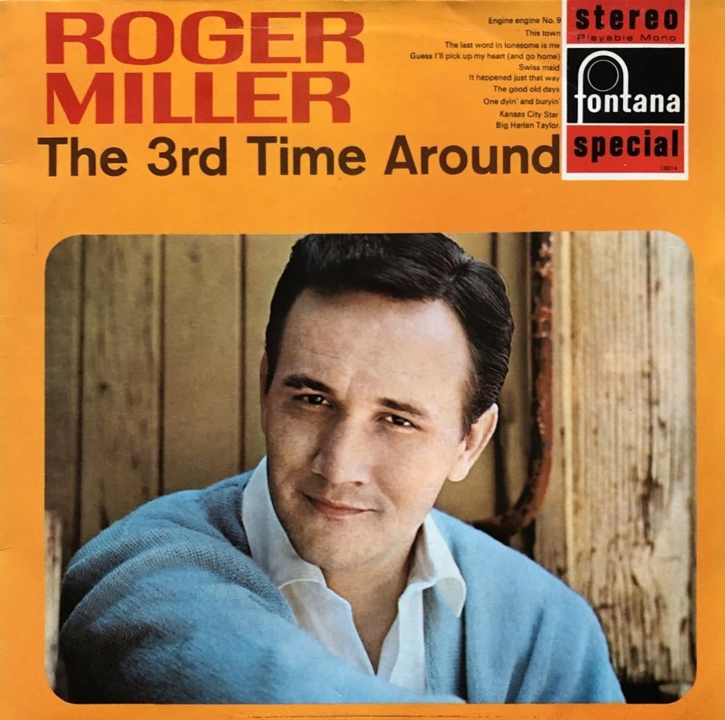 ROGER MILLER LP: THE 3RD TIME AROUND, Ophalen of Verzenden, Gebruikt, 12 inch