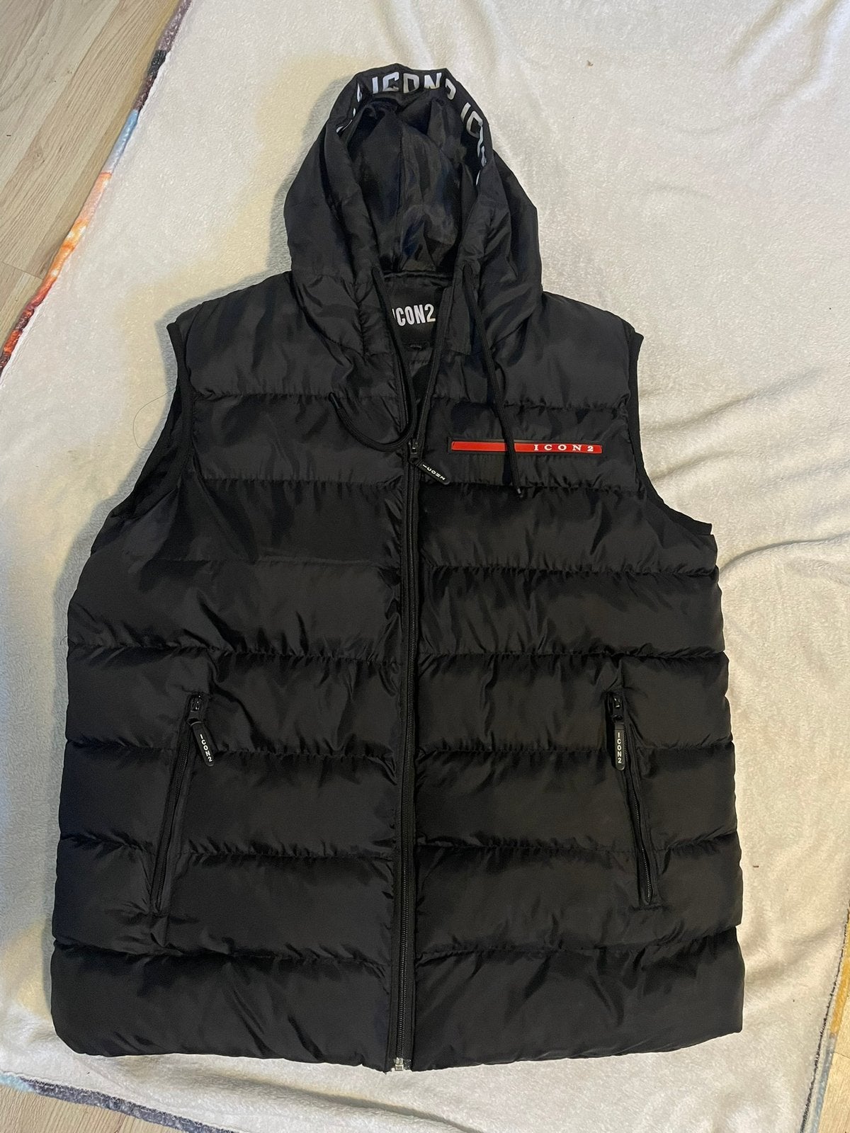 Icon bodywarmer Maat M, Ophalen of Verzenden, Zo goed als nieuw, Maat 48/50 (M), Zwart