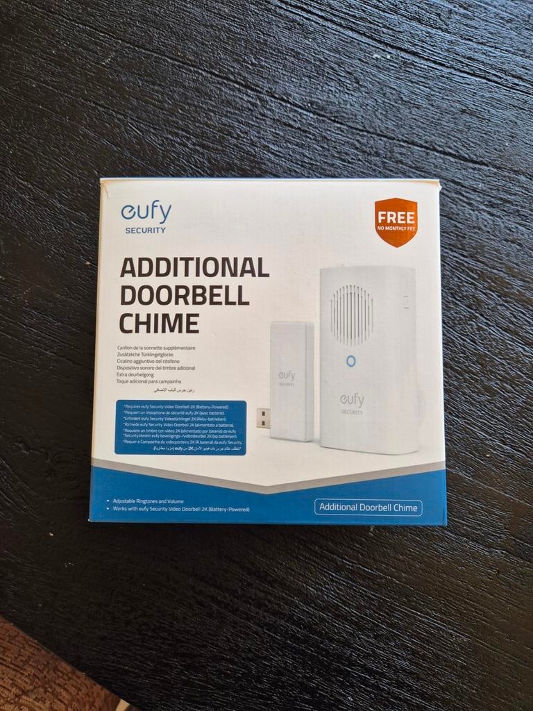 Nieuw! Eufy Extra Deurbel Chime - Draadloos, Ophalen of Verzenden, Nieuw, Draadloos