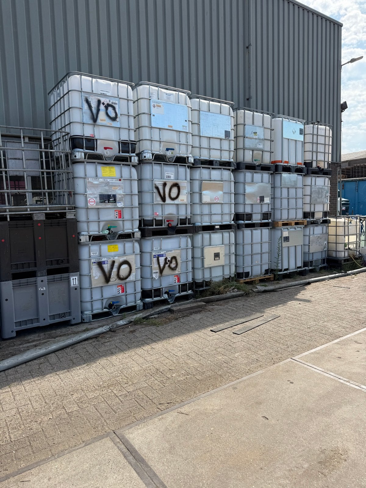 12 schone gespoelde IBC containers te koop, Doe-het-zelf en Verbouw, Gebruikt, 100 cm of meer, 60 cm of meer, Overige typen