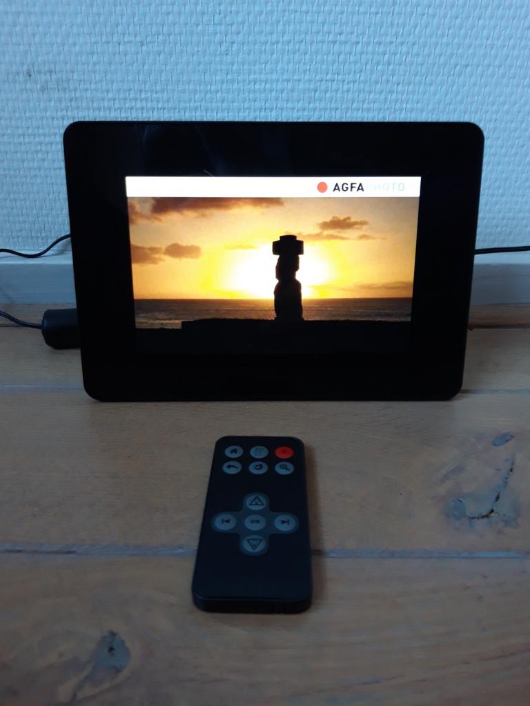 AgfaPhoto lijst, Audio, Tv en Foto, Fotografie | Digitale fotolijsten, Zo goed als nieuw, Kleiner dan 8 inch, Ophalen of Verzenden
