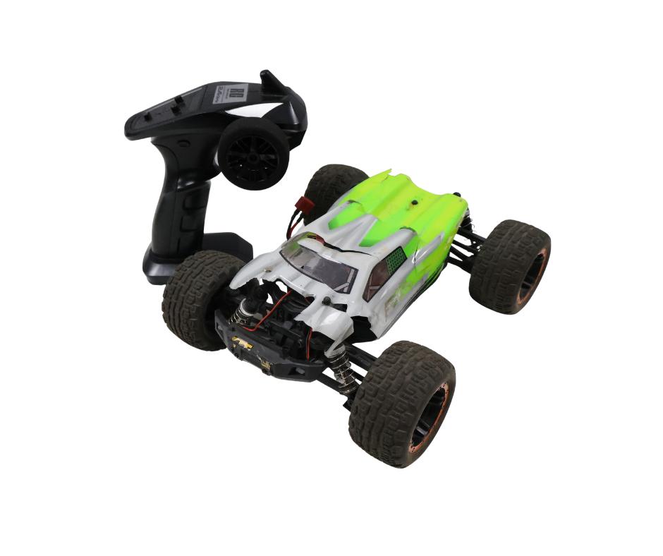 FTX Tracer 1/16 truggy groen rc auto, Hobby en Vrije tijd, Elektro, Gebruikt, Auto offroad, Ophalen of Verzenden
