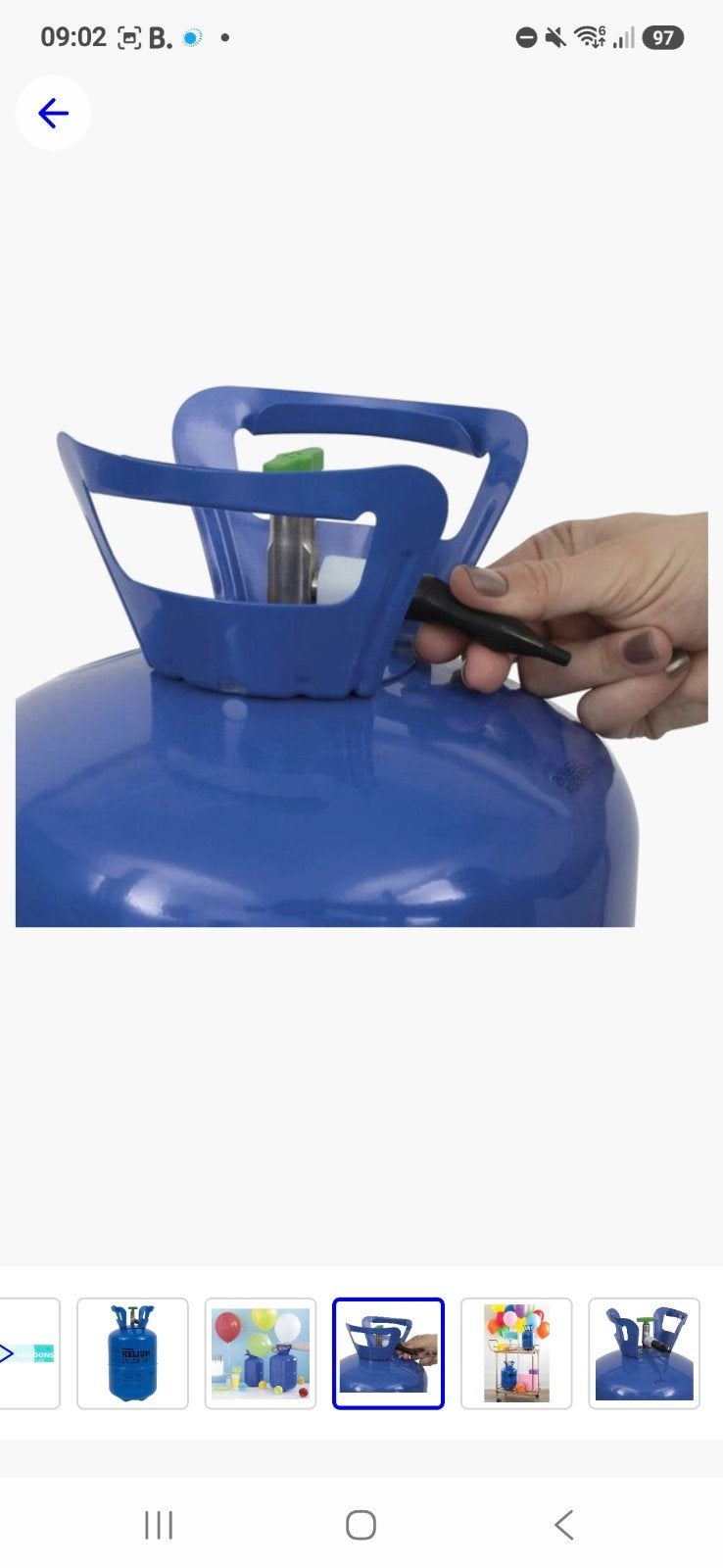 Helium Tank voor Ballonnen - Uniek en Ongebruikt, Ophalen, Nieuw, Feestartikel, Verjaardag