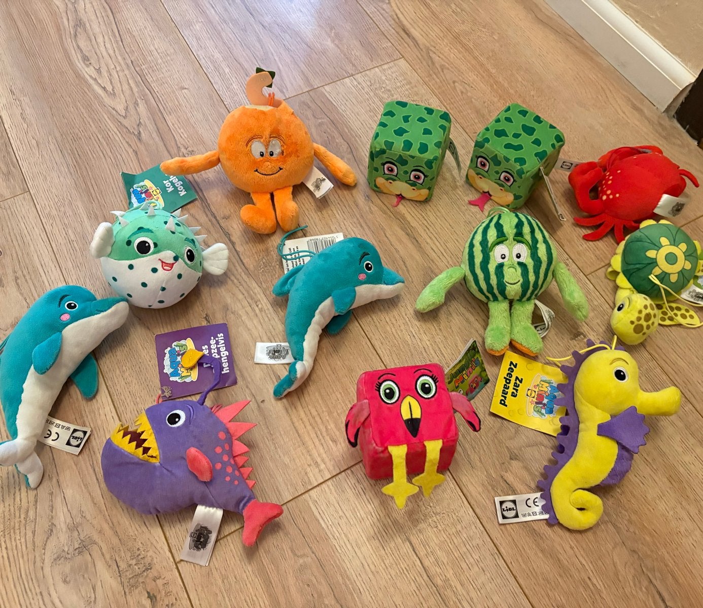 Lidl Mini Plezier Knuffels, Lidl, Overige typen, Ophalen of Verzenden, Meerkleurig