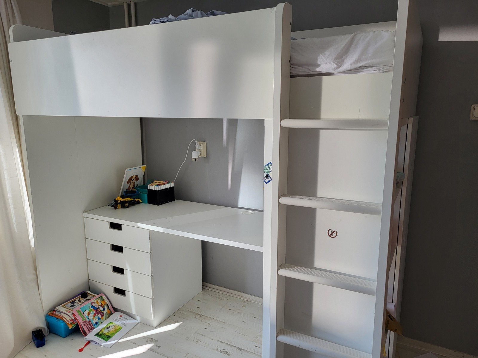GRATIS Ikea hoogslaper af te halen, Ophalen, Gebruikt, Hoogslaper