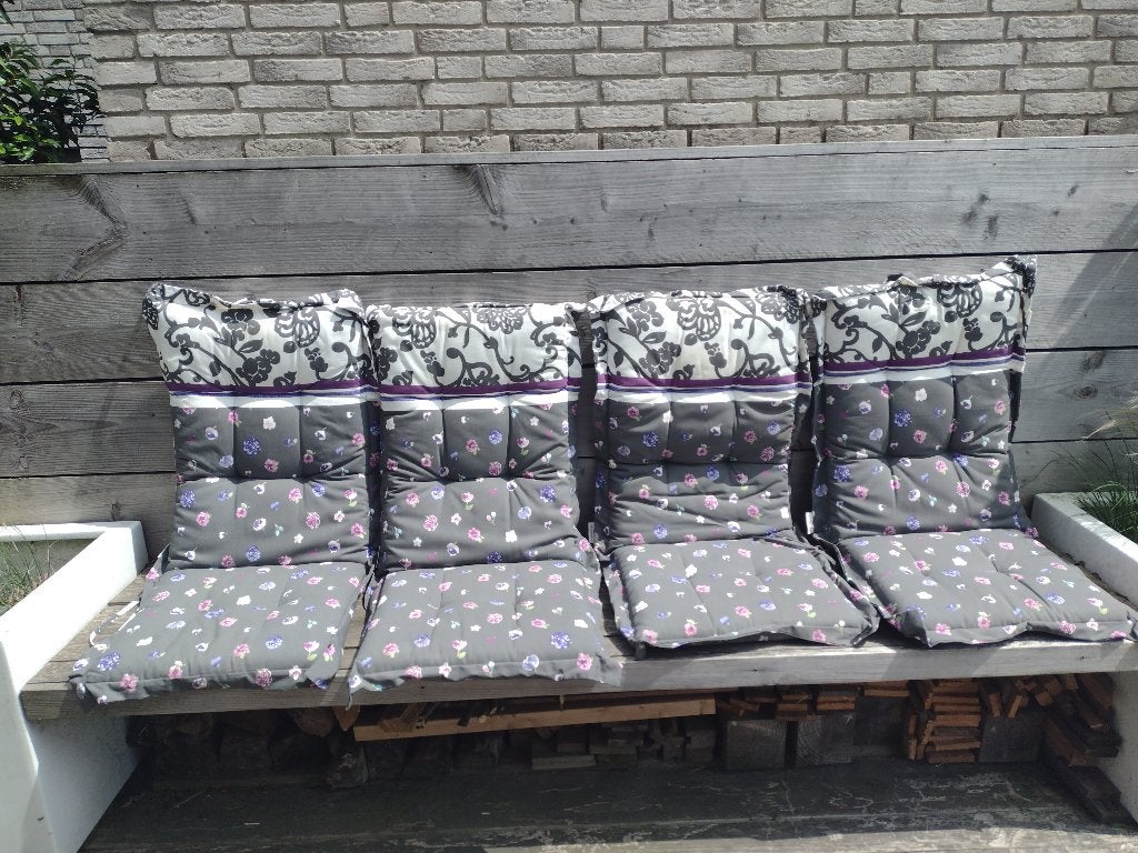 Tuinstoel kussens, Tuin en Terras, Ophalen, Gebruikt