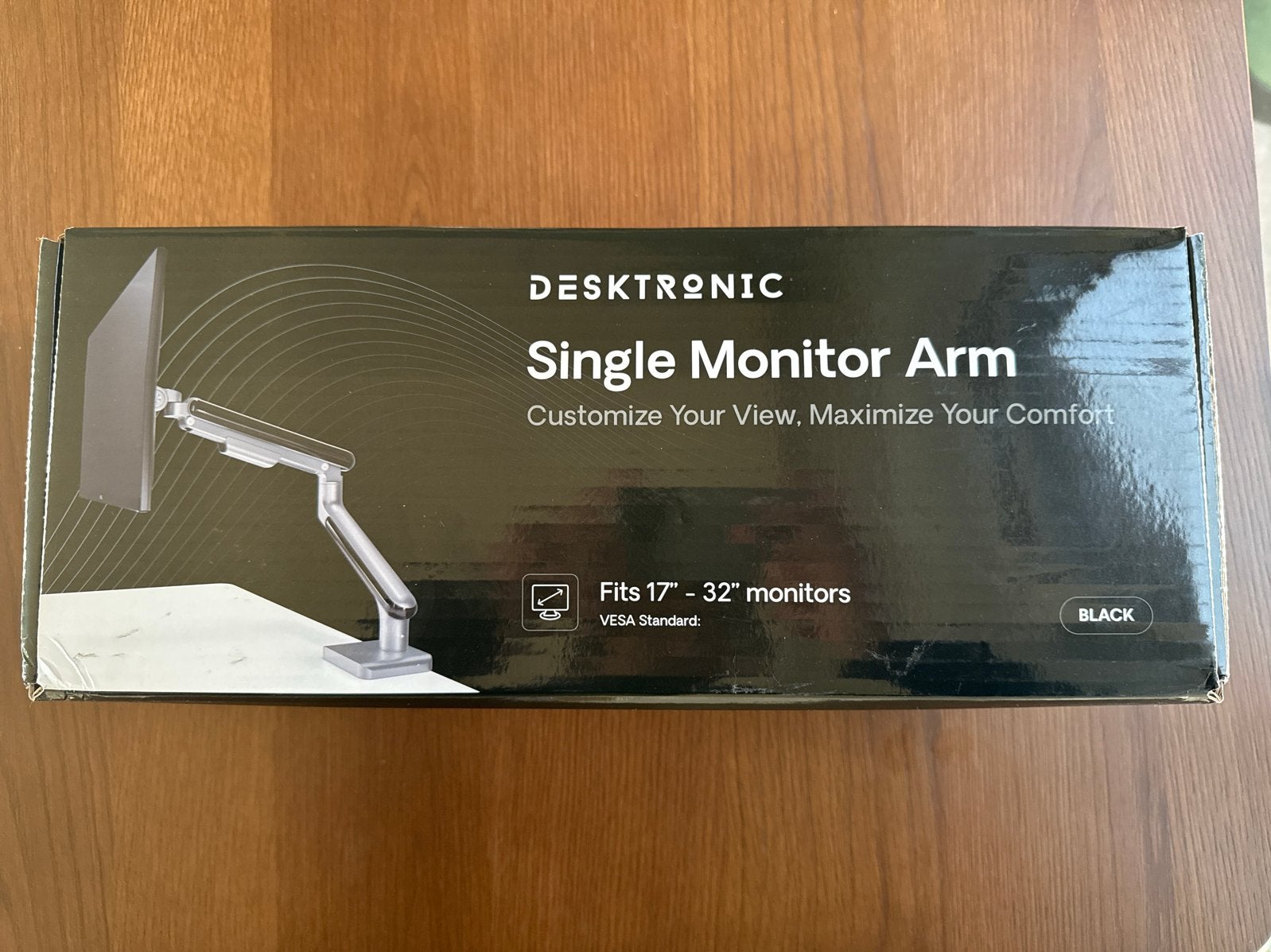 Desktronic Single Monitor Arm, Computers en Software, Ophalen of Verzenden, Zo goed als nieuw, Overige typen, Onbekend