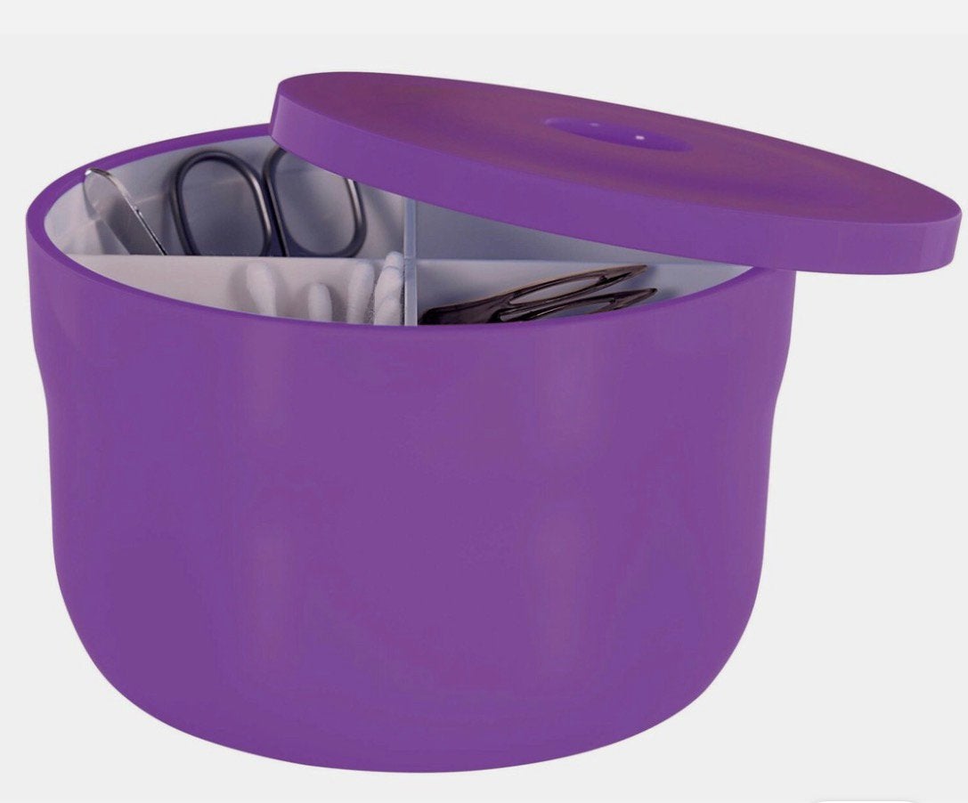 Spirella Polystyrol Cocco Multi-Box Paars / Purple Nieuw!!, Ophalen, Paars, Nieuw, Handen en Nagels