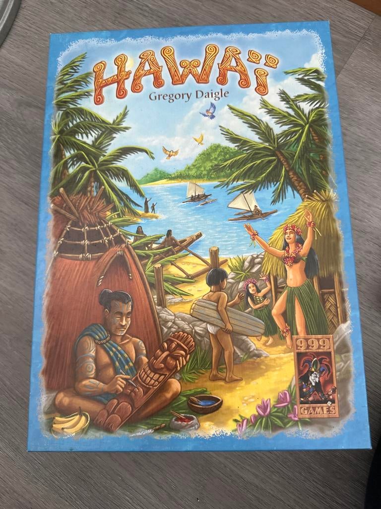 Hawaii Bordspel - Strategisch spel van 999 Games, Drie of vier spelers, Ophalen of Verzenden, Zo goed als nieuw