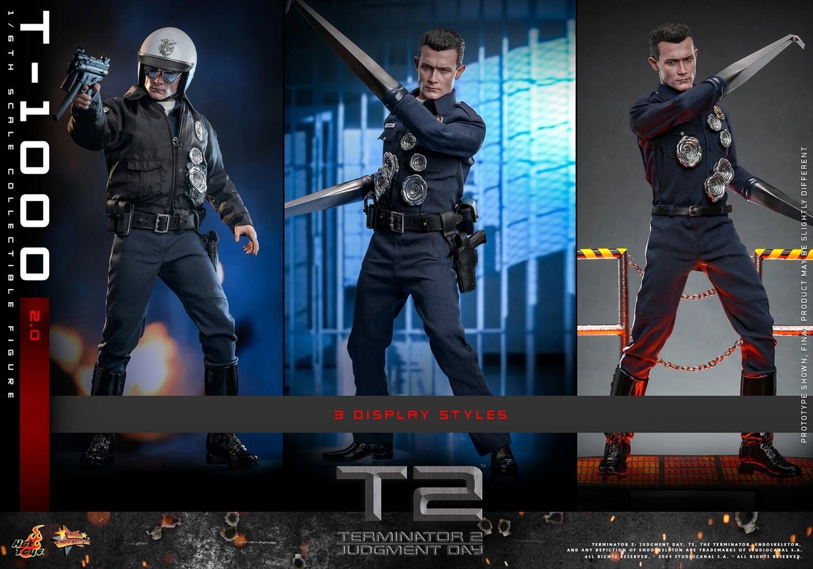 Hot Toys Terminator 2 T-1000 2.0 NIEUW, Verzamelen, Ophalen of Verzenden, Zo goed als nieuw