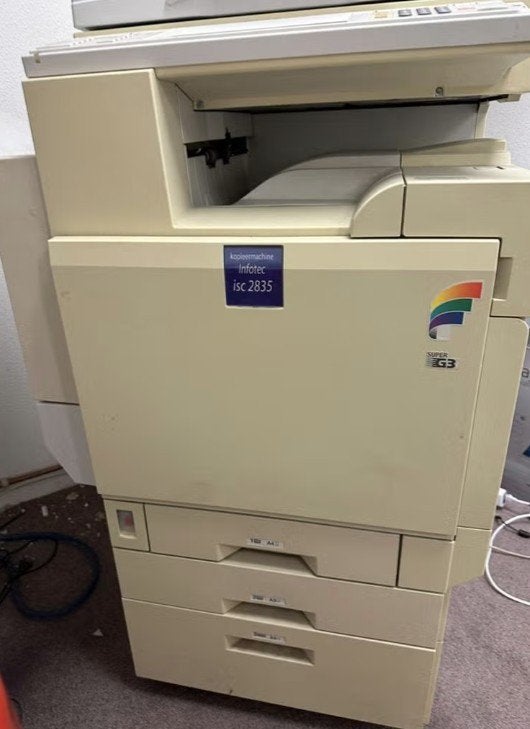 TEAB Ricoh ISC2835 Kopieermachine, kleurenlaserprinter, Computers en Software, Printers, Gebruikt, All-in-one, Ricoh, Laserprinter
