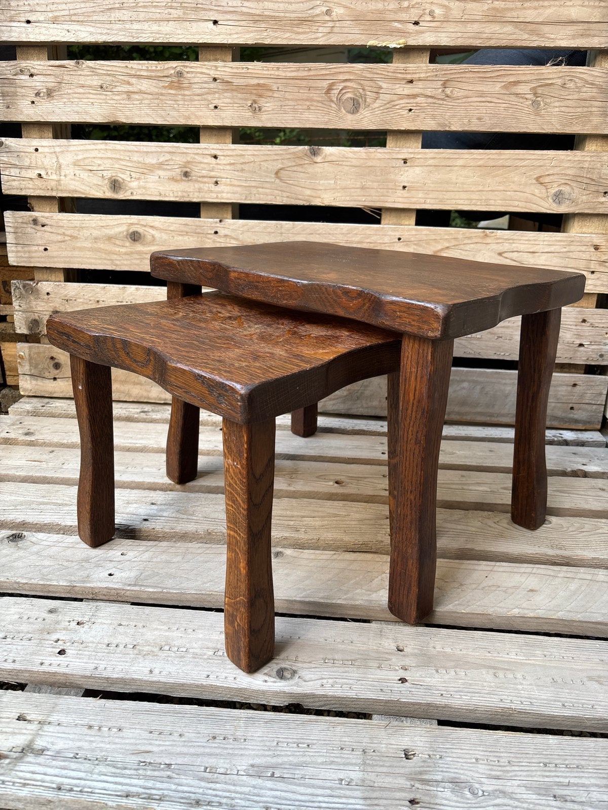 Bijzettafel set, Huis en Inrichting, Ophalen, Zo goed als nieuw, Hout