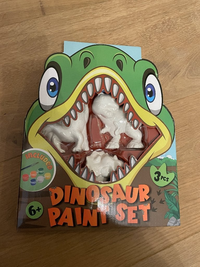 Dino schilderset gips NIEUW, Ophalen, Nieuw