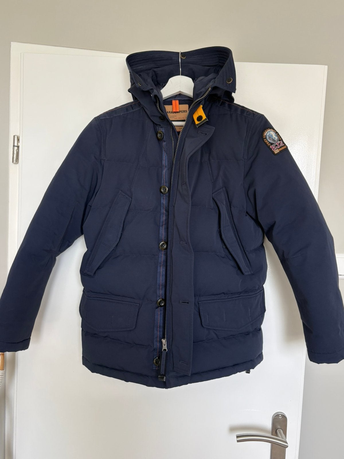 Blauwe Parajumpers winterjas - Young Medium, Ophalen of Verzenden, Zo goed als nieuw, Maat 46 (S) of kleiner, Blauw