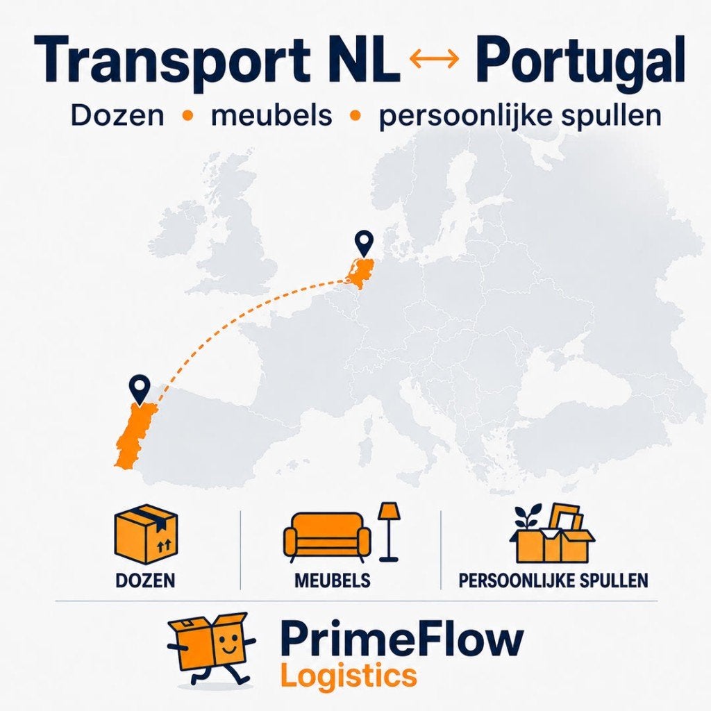 Transport NL  Portugal | dozen & meubels, Koeriersdiensten