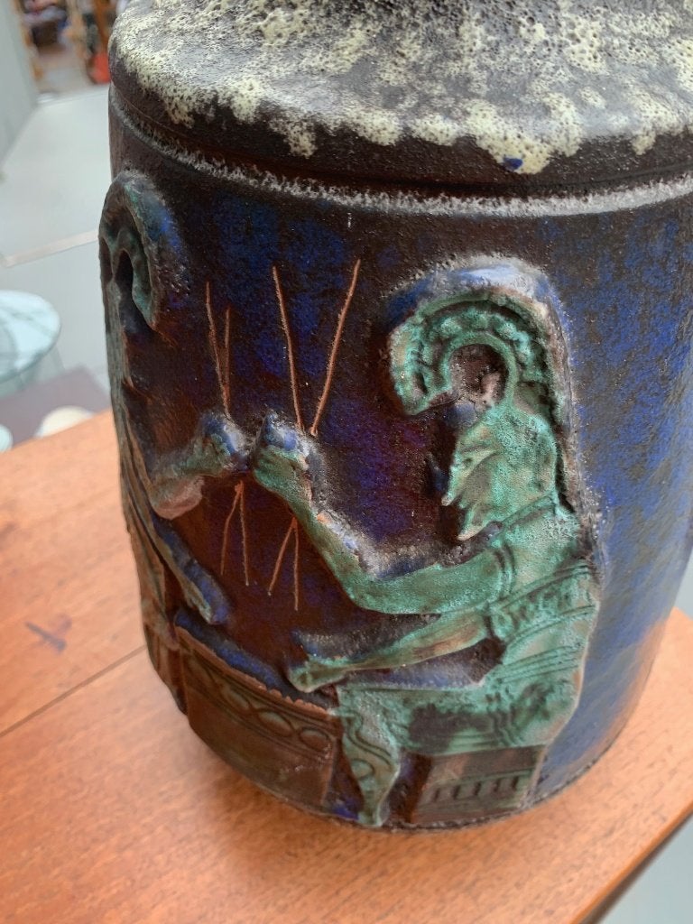 Keramiek Duitse lampvoet Gerhards - vintage retro, Ophalen, Gebruikt, Onbekend, Onbekend