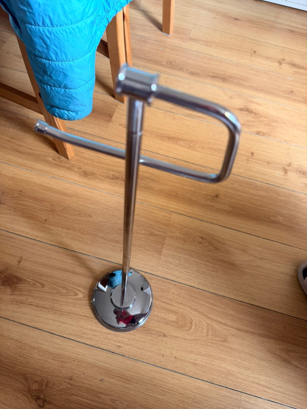 IKEA toiletrolhouder / WC-rolhouder – chroom, Ophalen, Zo goed als nieuw, Metaal
