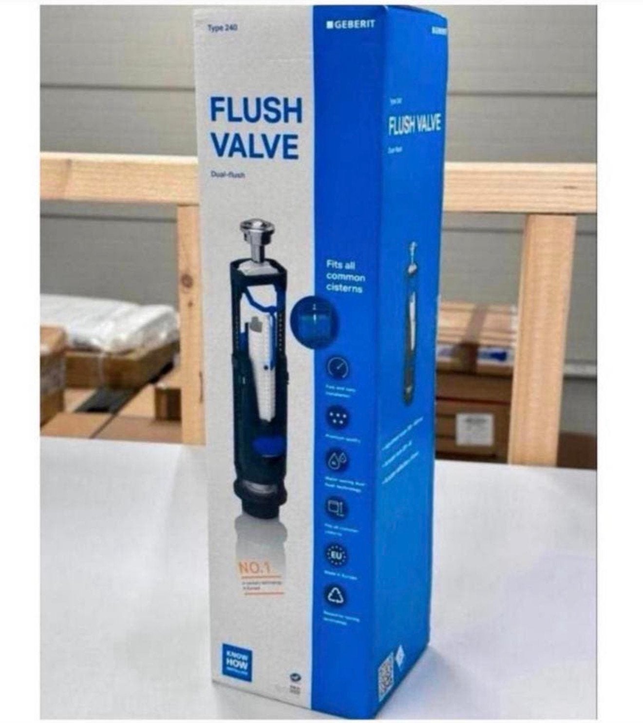 Geberit 236.402.21.1 Dual Flush Valve type-240 afvoerventiel, Nieuw, Toilet, Ophalen of Verzenden, H