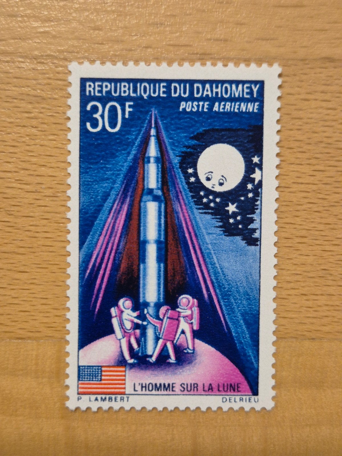 Dahomey 1970 ruimtevaart, Ophalen of Verzenden, Overige landen, Postfris