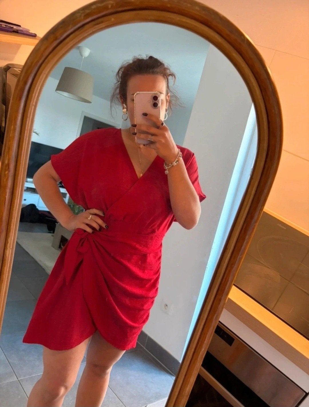 Fijne jurk, Kleding | Dames, Ophalen, Overige typen, Maat 46/48 (XL) of groter, Zo goed als nieuw