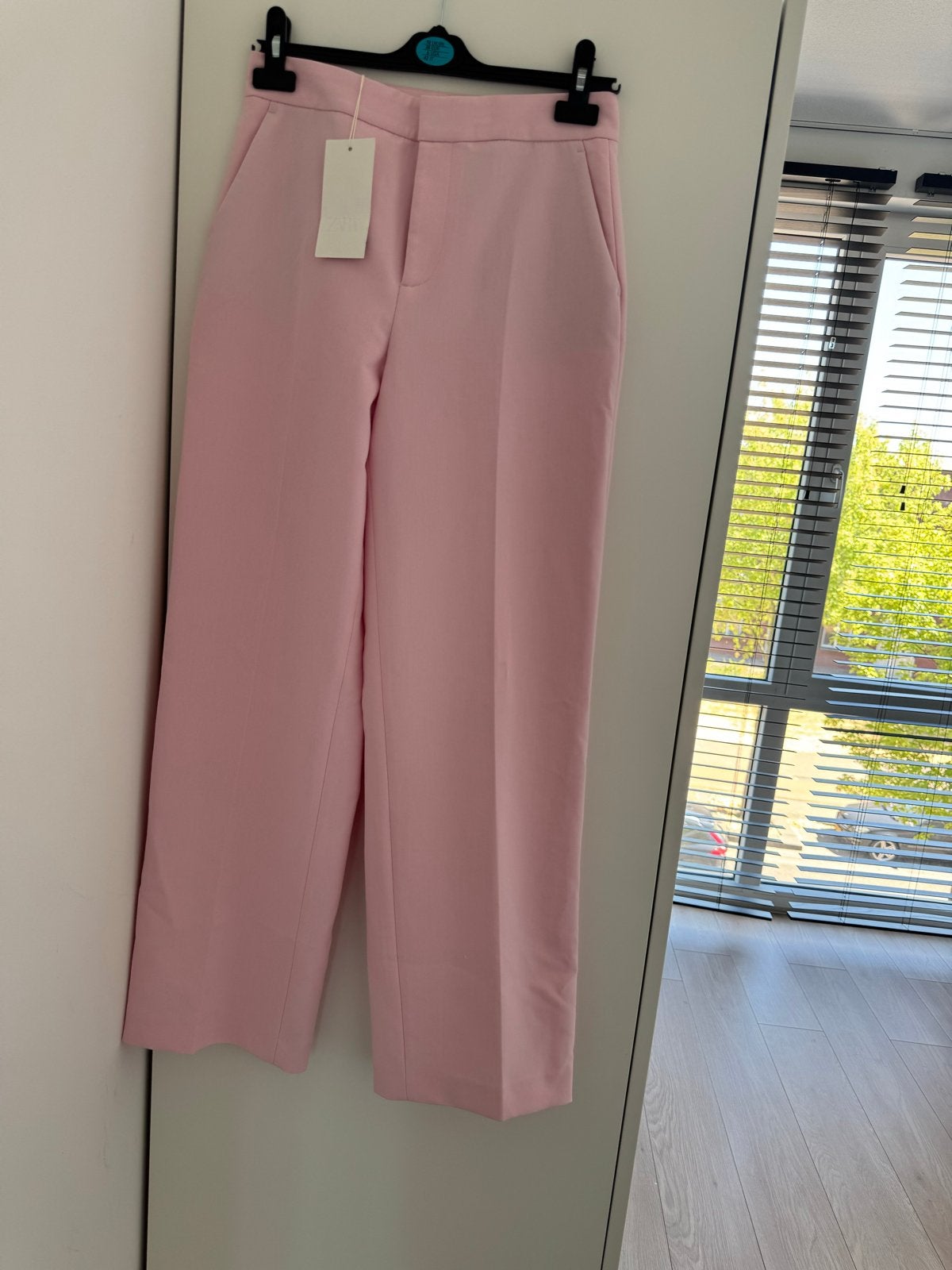 Zara roze pantalon maat S - Nieuw met kaartje, Kleding | Dames, Broeken en Pantalons, Verzenden, Nieuw, Maat 36 (S), Roze