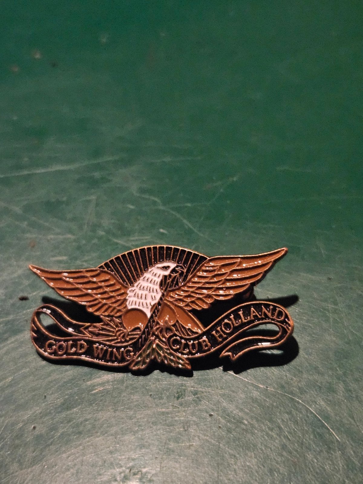 Gold Wing Club Holland Pin/Badge, Verzamelen, Speldjes, Pins en Buttons, Verzenden, Gebruikt