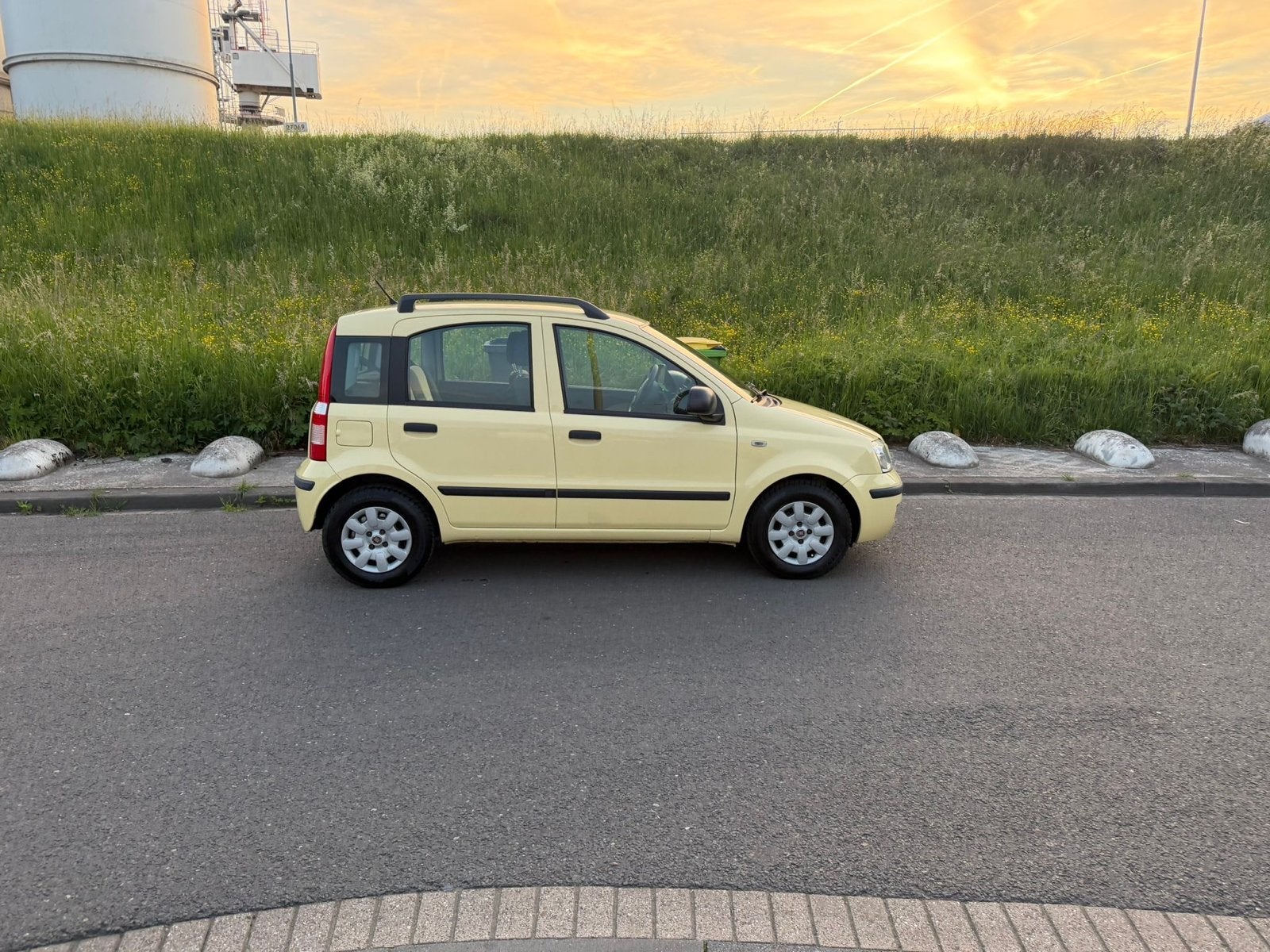 Fiat Panda 1.2 44KW 60PK 2009 Geel, Auto's, Fiat, Voorwielaandrijving, 1242 cc, Bedrijf, Handgeschakeld