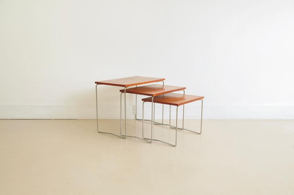 houten & chromen mimiset x3 Brabantia, Ophalen