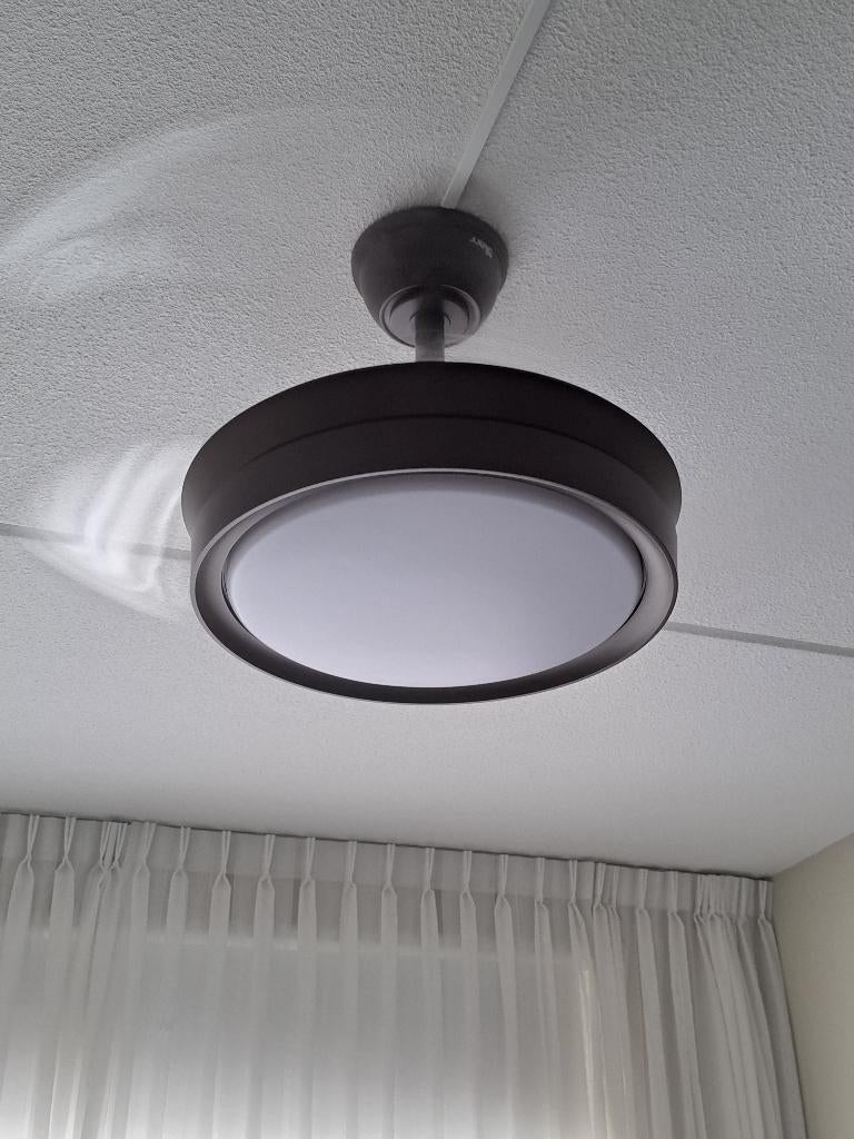 Plafondlamp met ingebouwde ventilator, Ophalen, Nieuw, Modern