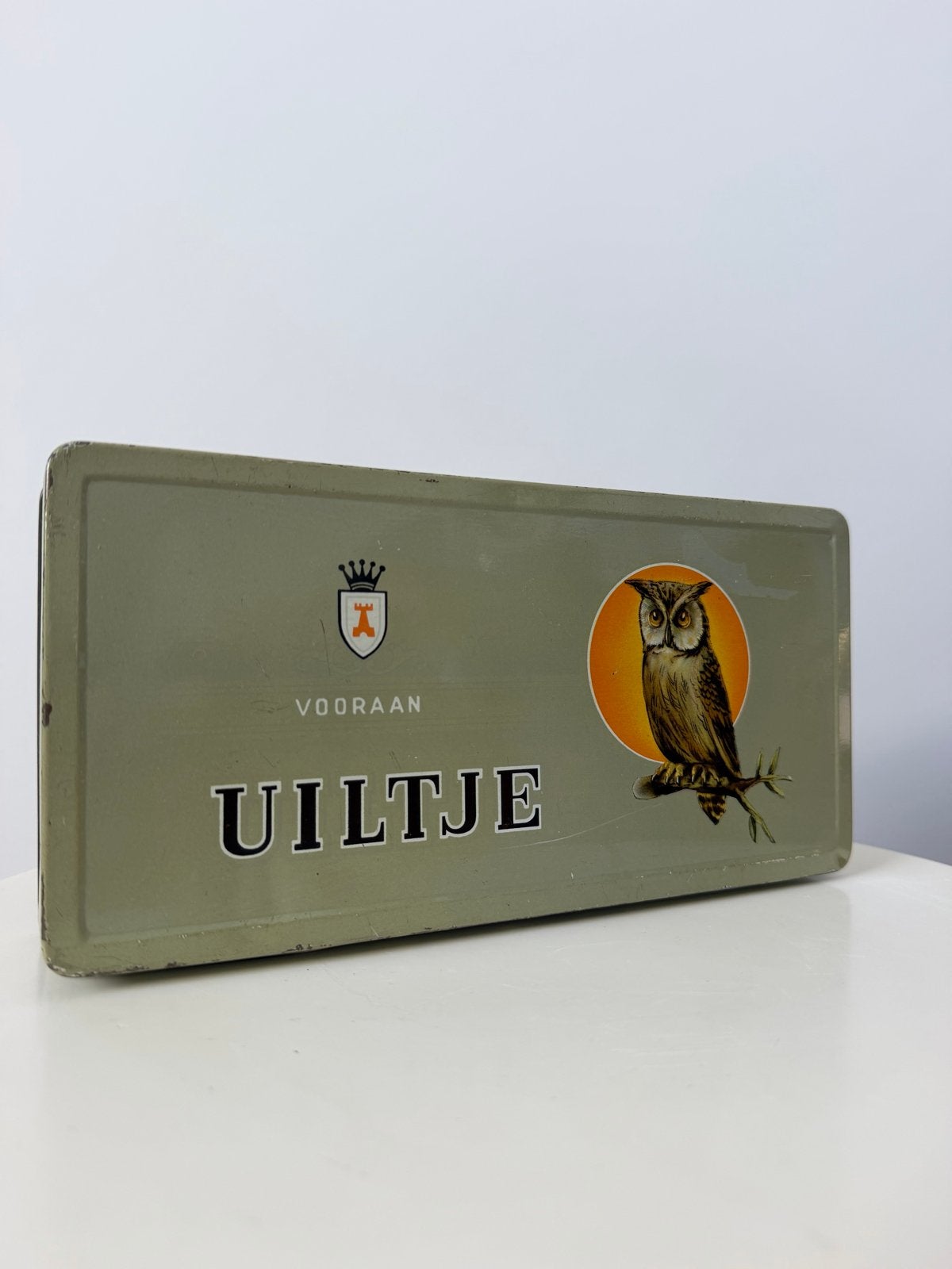 Vintage Uiltje sigarettendoosje - Voor de verzamelaar, Verzamelen, Blikken, Ophalen of Verzenden, Gebruikt, Overige, Overige merken