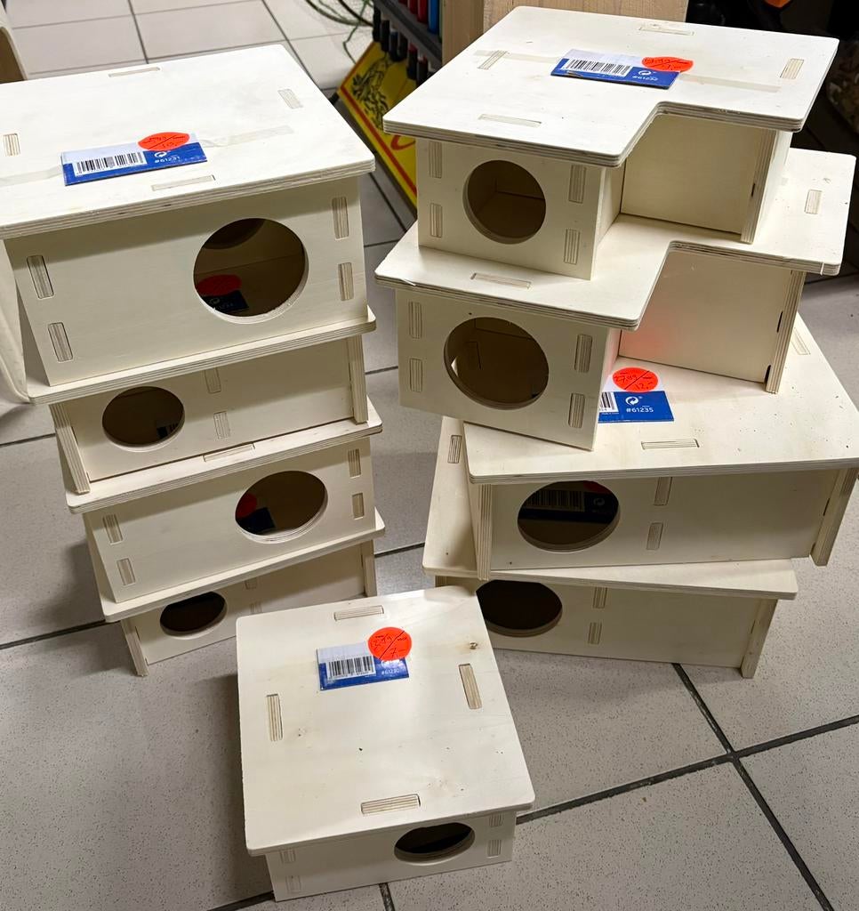 Hamster meerkamerhuisjes, Ophalen, Nieuw, Overige typen