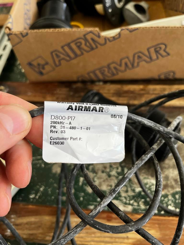 Airmar D800-P17 Dieptetransducer 200kHz, Verzenden, Gebruikt, Motor en Techniek